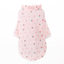 Load image into Gallery viewer, Hoopet Pet Cat Clothes Pink Strawberry Sunscreen Clothes Summer Pet Costume Kitten Coats Jackets  Clothes for Cats