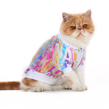 Load image into Gallery viewer, Cat Clothes Summer Sunscreen Shirt Colorful Cloth Pet Jacket Lindo Abrigo Gato Funny Kitten Clothes Roupa Gato Pet Shop 90L0085